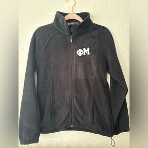 NWT Phi Mu Full Zip Fleece Jacket